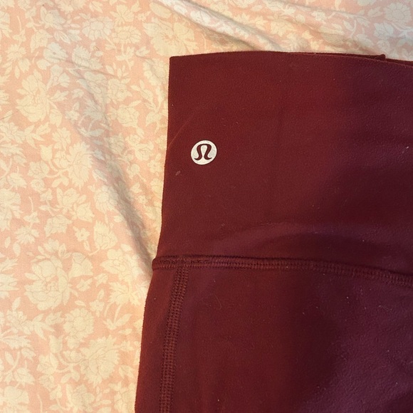 lululemon athletica Pants - Lululemon Burgundy Leggings